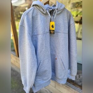 Carhartt Rain Defender Loose Fit Hoodie in Light Gray